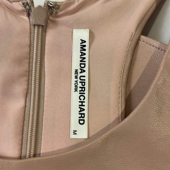Amanda Uprichard Dusty Rose Pasadena Faux Leather tank top size medium - Picture 8 of 9